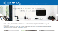 Desktop Screenshot of inter-clima.be